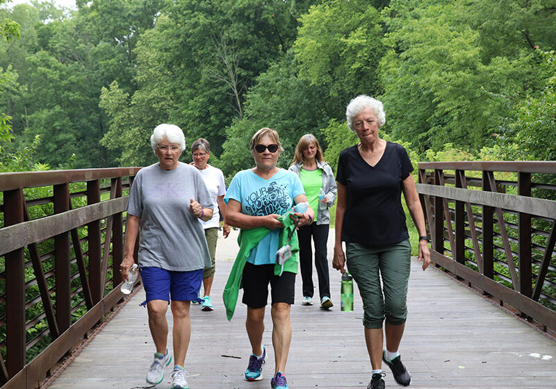 Gahanna Parks Seniors Walking