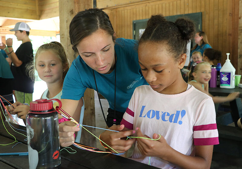 Gahanna Parks Campers with Crafts